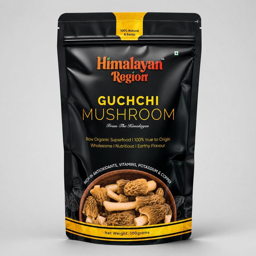 Himalayan Gucchi Morel mushroom — wild-foraged wholesale from Uttarakhand India
