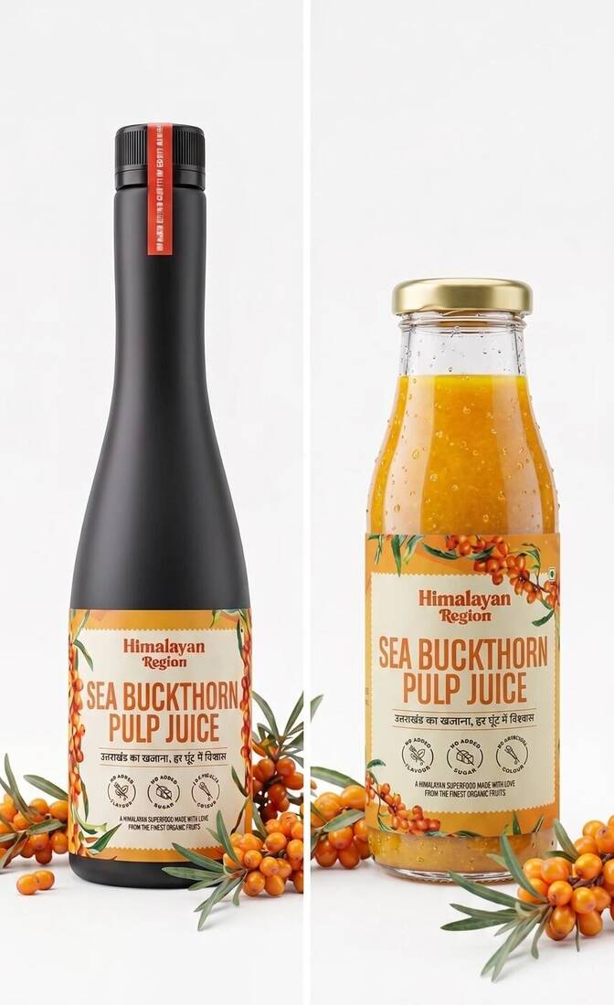 Premium Himalayan Sea Buckthorn juice — wholesale from Uttarakhand