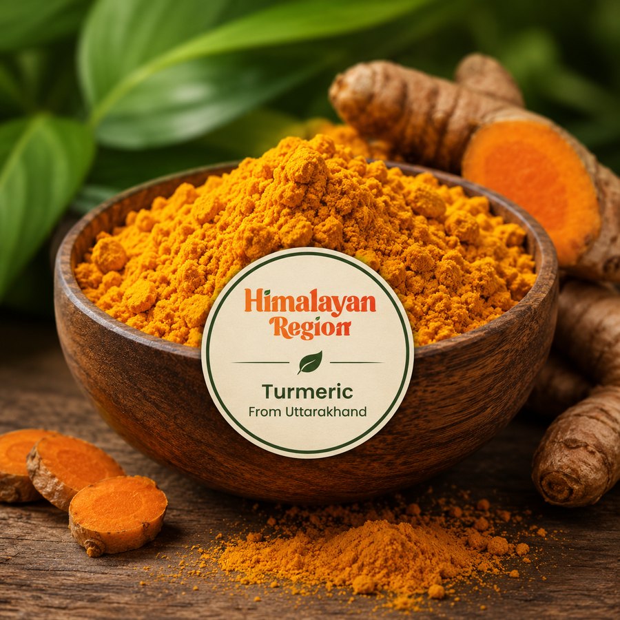 High-Curcumin Himalayan turmeric — 100% Organic wholesale supplier India